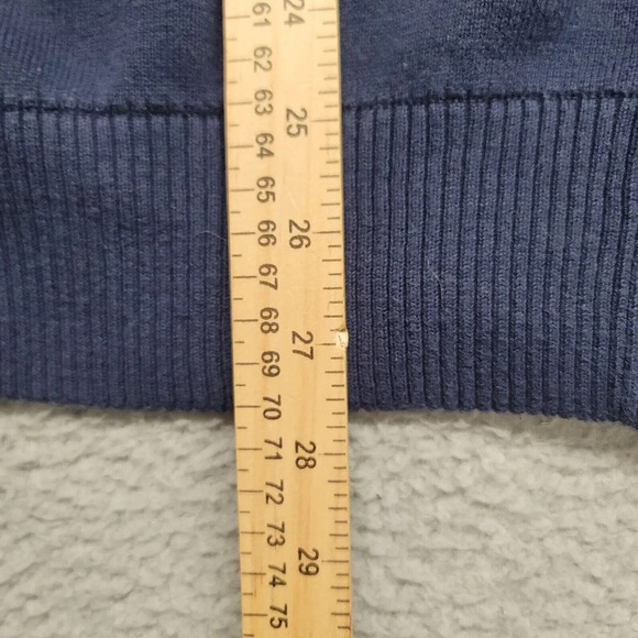 Levis Sweater Mens XL Blue 1/4 Zip Casual Elastic Waist Stretch‎ Long Sleeve - Picture 13 of 13